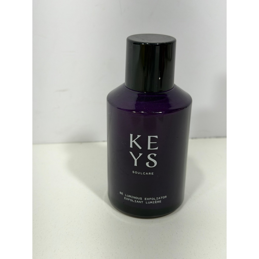 Keys Soulcare Be Luminous Exfoliator Powder Hojicha Lactic Acid 2.29oz Purple